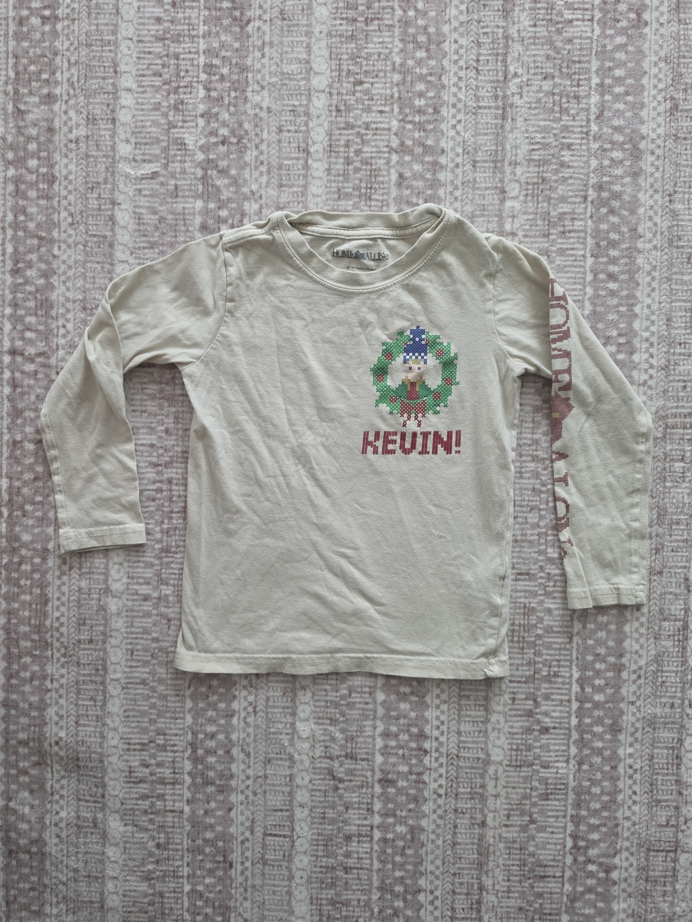 Home Alone Kevin! Battle Plan Long Sleeve Graphic Shirt - Size 6